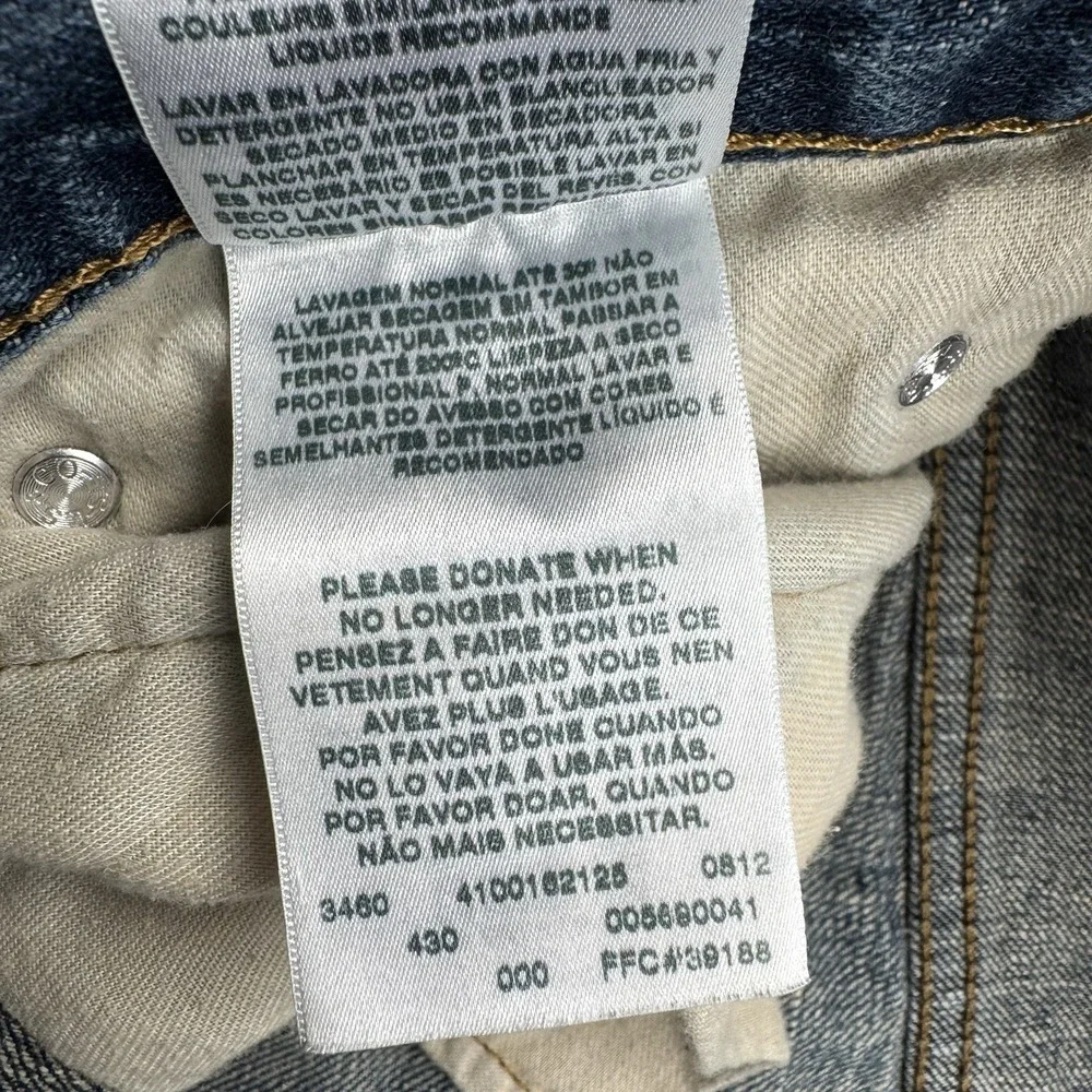 Levis Jeans Mens Sz 38x30 569 Loose Fit Straight Leg Denim Pants Baggy Whiskered